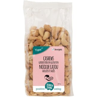 TerraSana TerraSana Cashewnoten roasted zout bio 250 Gram