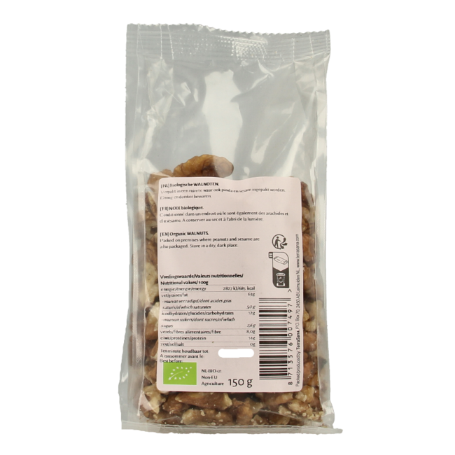 TerraSana Nueces peladas bio 150 gramos