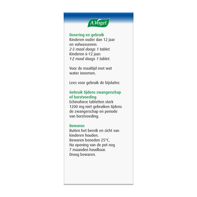 A Vogel Echinaforce Tabletten stark 1200 mg 30 Tabletten