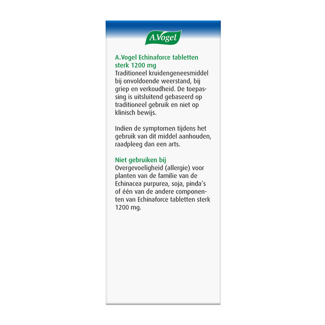A Vogel Echinaforce compresse forte 1200mg 30 Compresse