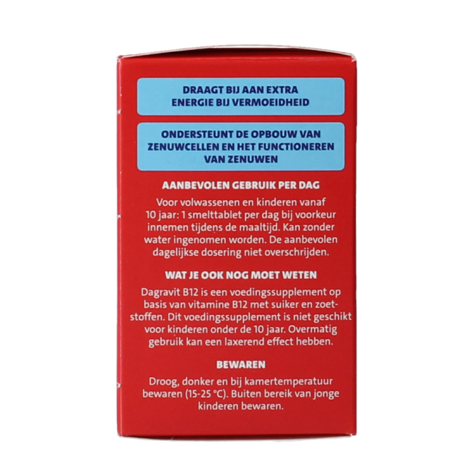 Dagravit Vitamine B12 1000mcg smelt 100 Tabletten