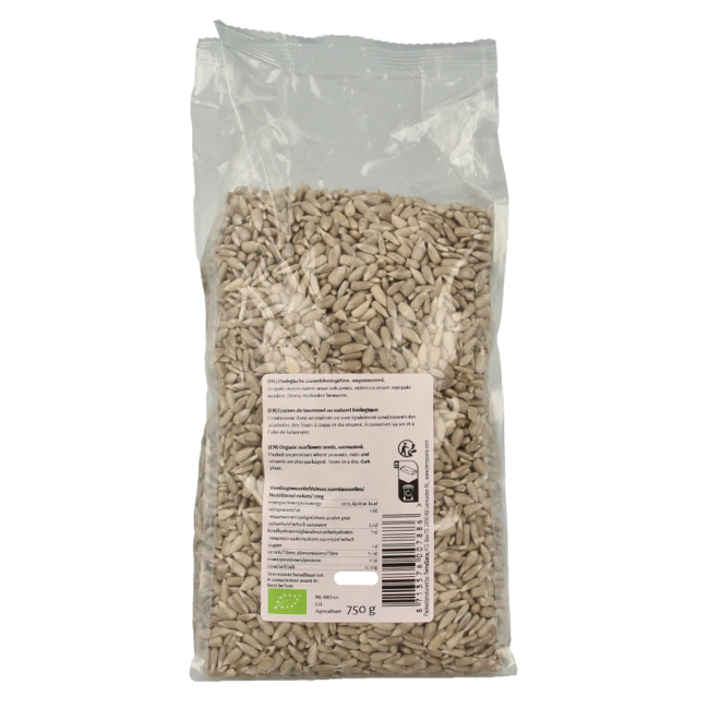 RAW pipas de girasol bio 750 Gramos