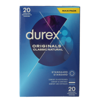 Durex Classic naturel 20 Pièces