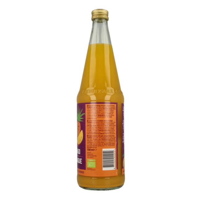 Fruchtsaft Apfel Ananas Mango Bio 700 Milliliter