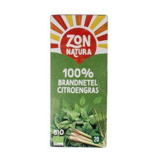 Zonnatura Zonnatura Brandnetel citroengras bio 20 Zakjes