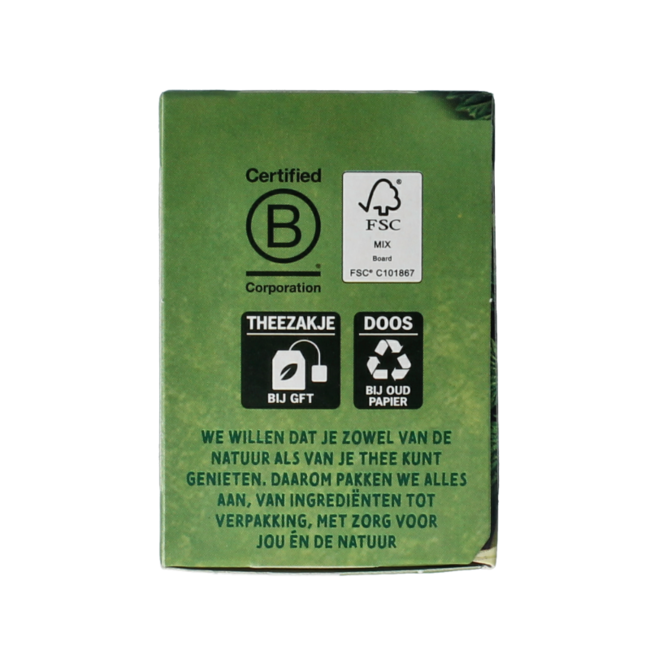 Zonnatura Nettle lemongrass organic 20 bags