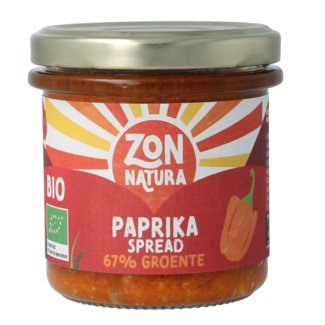 Zonnatura Zonnatura Crema de verduras con pimiento bio 135 gramos