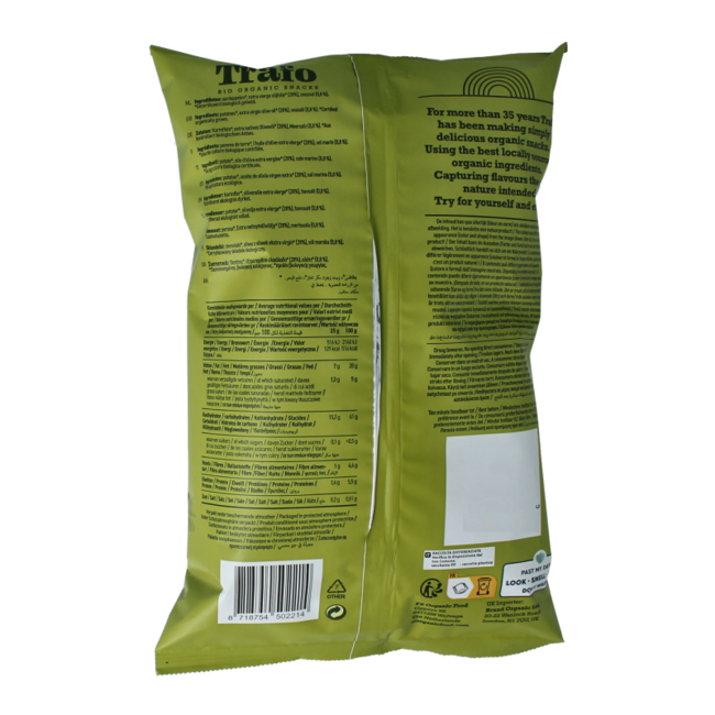 Chips lightly salted organic 100 Gram