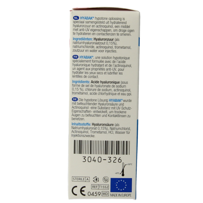 Hyabak Eye Drops twin pack 2 pieces