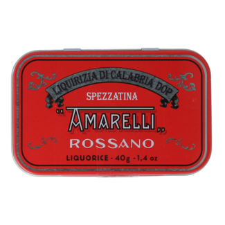 Amarelli Regaliz de Calabria Amarelli Laurierdop lata trozos pequeños 40 g