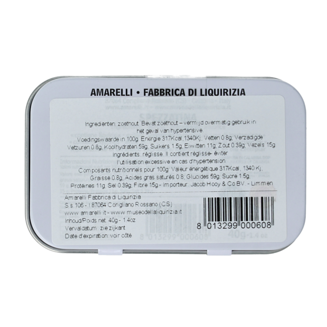 Réglisse de Calabre Laurierdop petits morceaux boîte 40 g