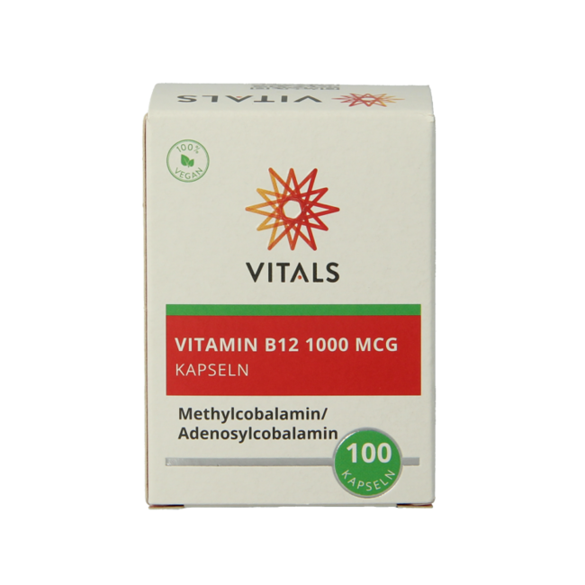Vitamine B12 1000 mcg 100 Capsules