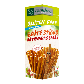 Damhert Palitos salados sin gluten 95 gramos