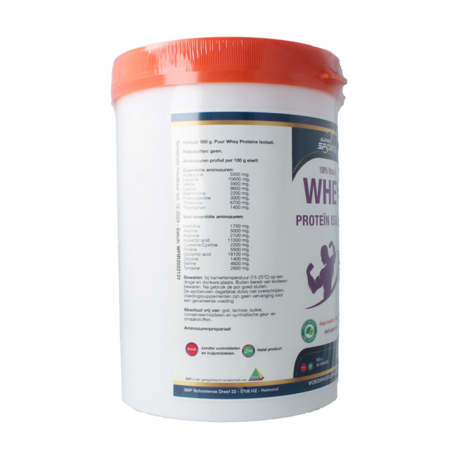 SNP Whey protein isolate 100% natural 900 Gram