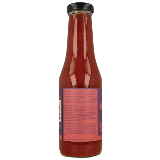 Ketchup de tomates classique bio 500 grammes