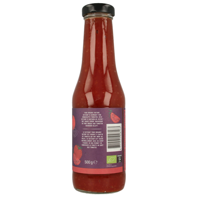 Ketchup de tomate clásico bio 500 g