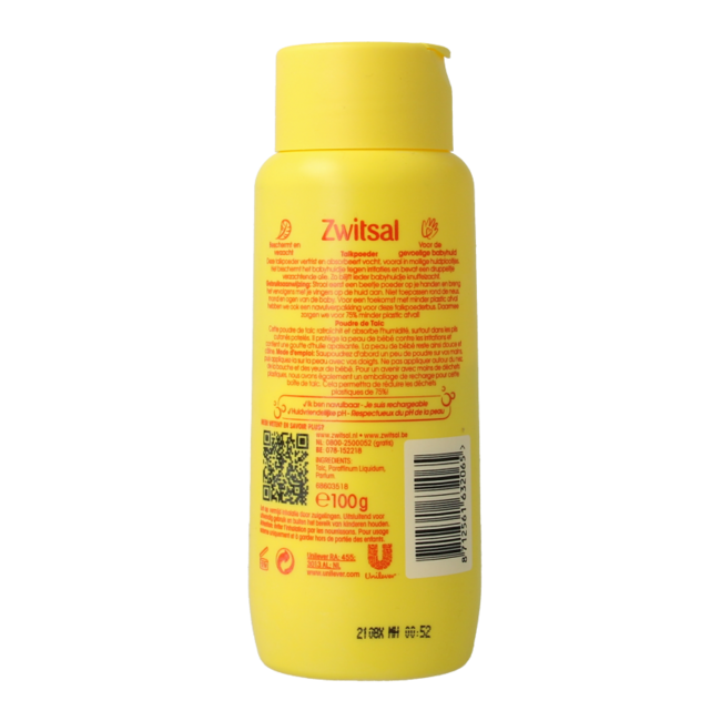 Polvos talco en bote espolvoreador 100 g