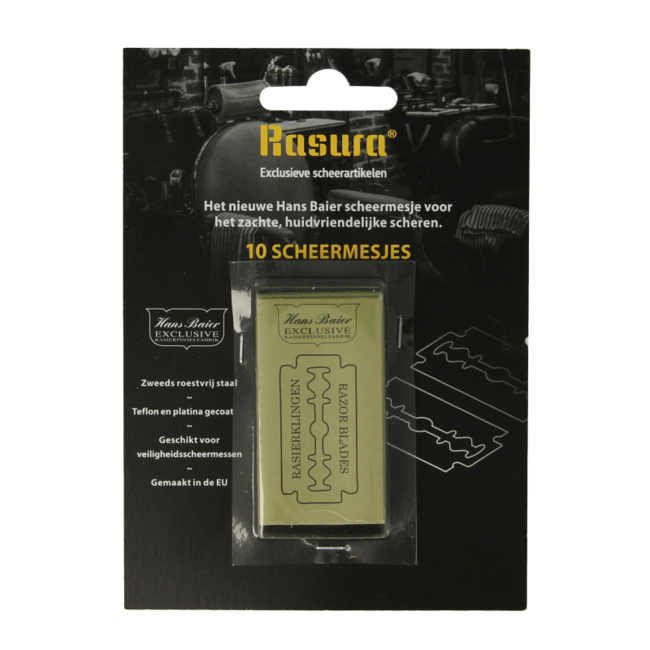 Lames de rasoir sous blister, 10 pièces