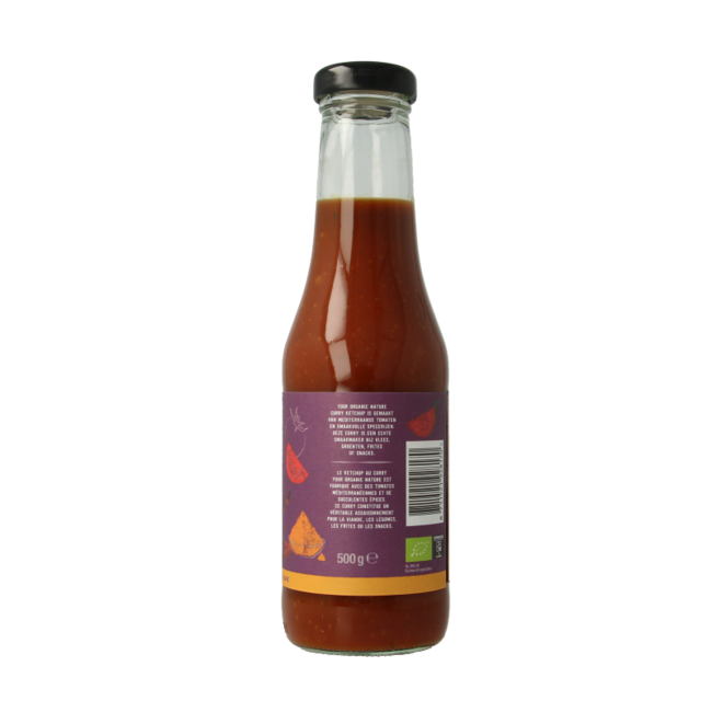 Kétchup al curry bio 500 gramos