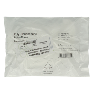 Softhand Softhand Examination Glove poly ladies 100 Pieces