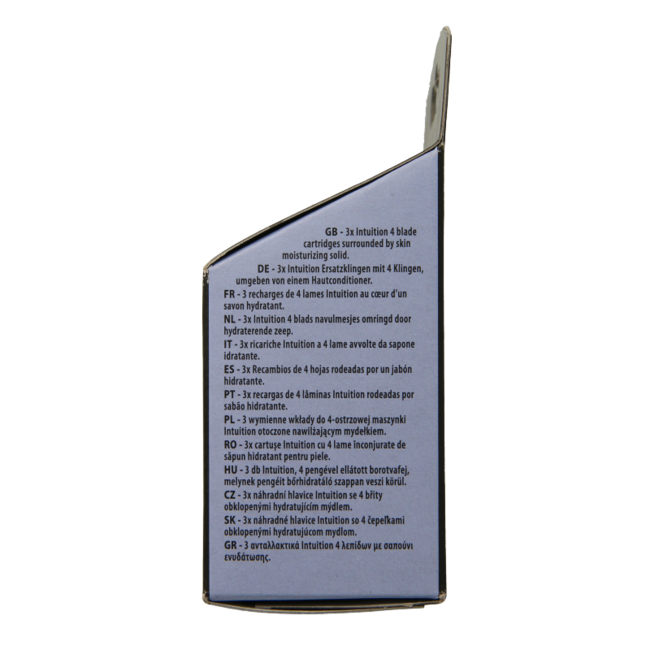 Wilkinson Intuition lame per pelle secca, 3 pezzi