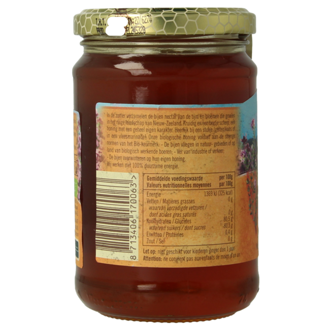 Thymian- mit Blütenhonig Eko Bio 350 Gramm