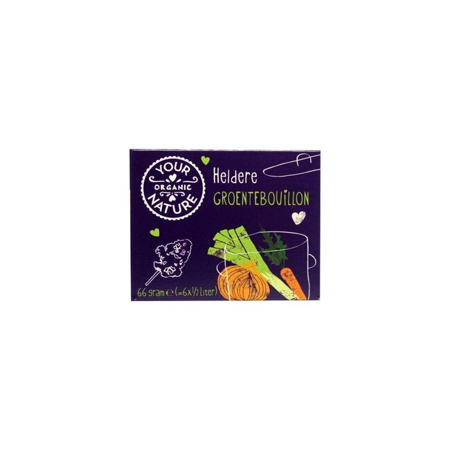 Your Organic Nature Gemüsebrühwürfel klar Bio 6 Stück