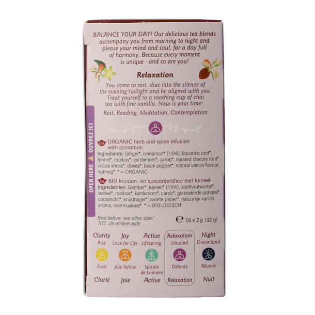 Shoti Maa Détente bio 16 Sachets