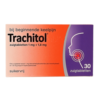 Trachitol Comprimidos masticables sin azúcar 30 Comprimidos masticables