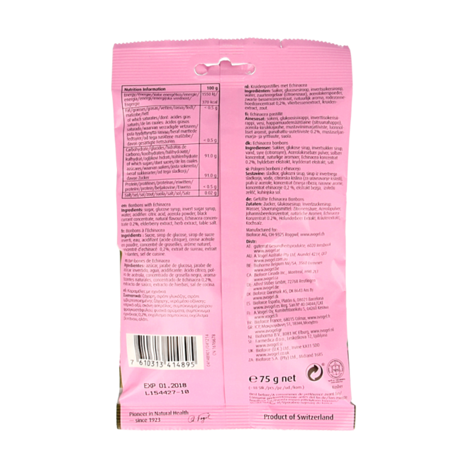 Echina C caramelos de hierbas 75 gramos