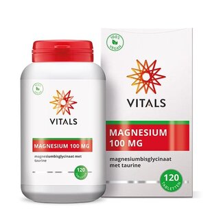 Vitals Bisglicinato de magnesio 100 mg 120 comprimidos