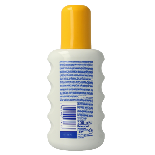 Nivea Sun Spray Bambini Protect & Sensitive SPF50 200 Millilitri