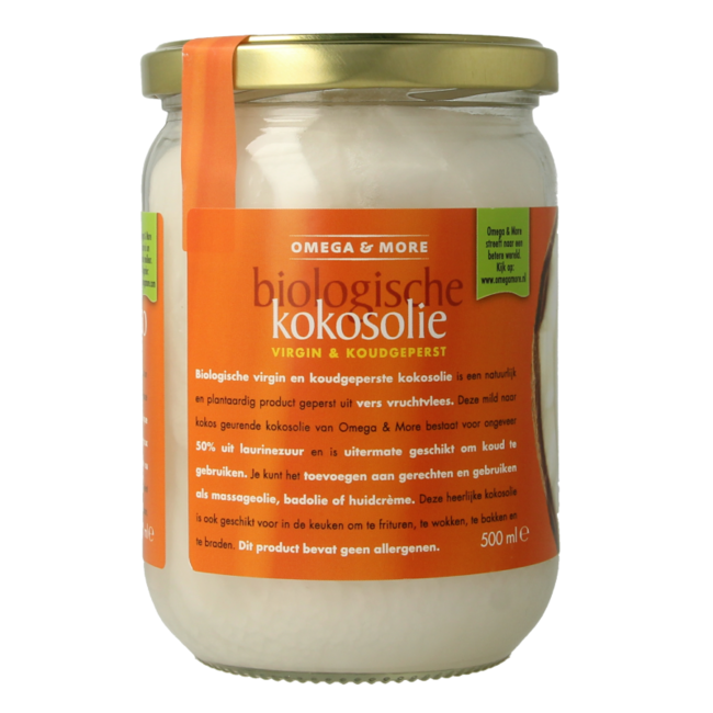 Kokosöl extra nativ Glas Bio 500 Milliliter