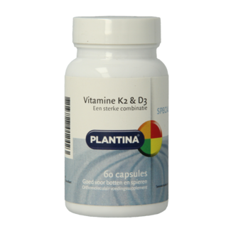 Plantina Vitamin K2 and D3 60 Capsules