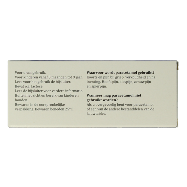 Sanias Paracetamol 120mg 10 Kautabletten
