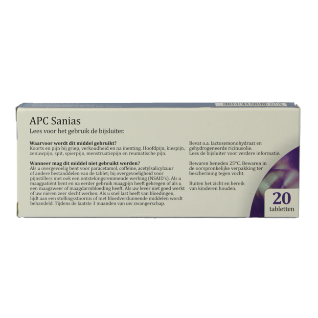 Sanias APC 20 comprimidos
