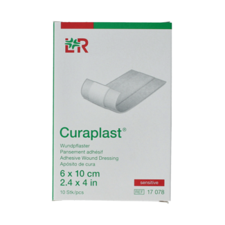 Curaplast Cerotto per ferite Curaplast Sensitive 10 cm x 6 cm, 10 Pezzi