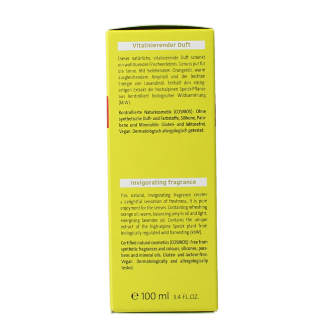 Speick Natural eau de cologne 100 Millilitres