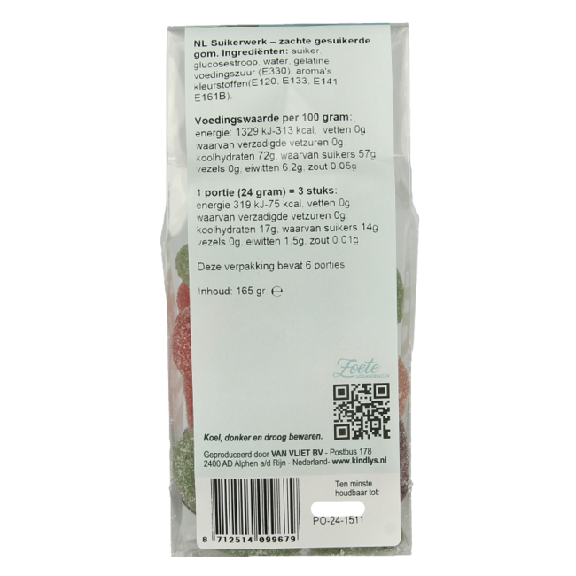 Gomballen zoete herinneringen 165 Gram