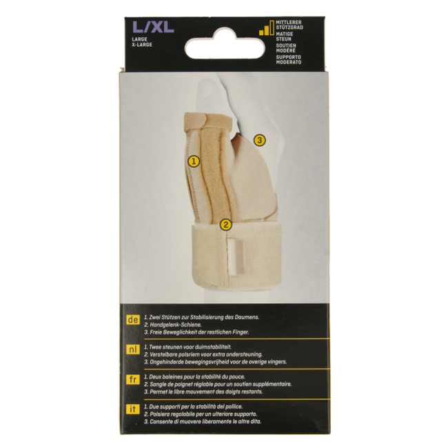 Férula de pulgar Futuro Deluxe talla L/XL 1 unidad