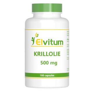 Elvitum Elvitum Huile de krill 500 mg 180 Capsules