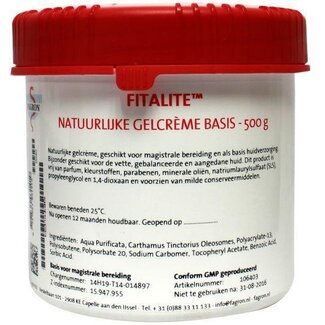 Fagron Fagron Fitalite gel cream 500 Gram