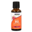 NOW Vitamina D3 gotas 1000 UI 30 mililitros