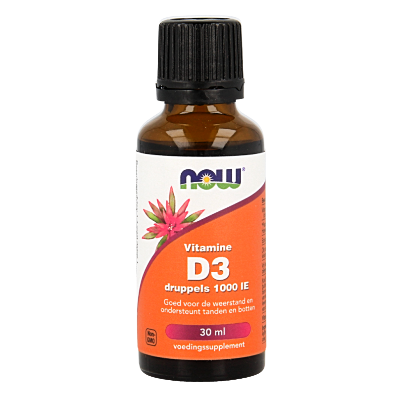 NOW Vitamina D3 Gocce 1000 UI - Supporto Immunitario e Ossa