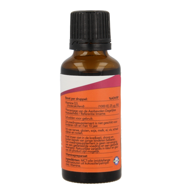 NOW Vitamin D3 Tropfen 1000 IE 30 Milliliter