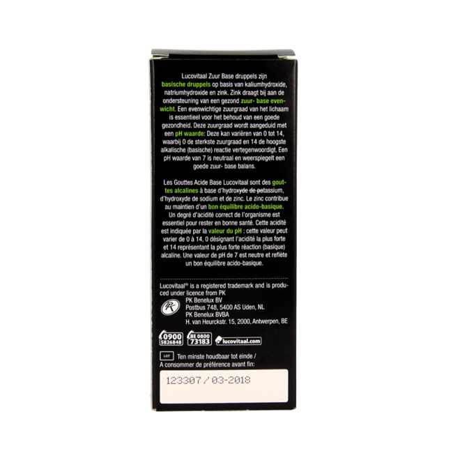 Lucovitaal Zuurbase gotas 30 mililitros
