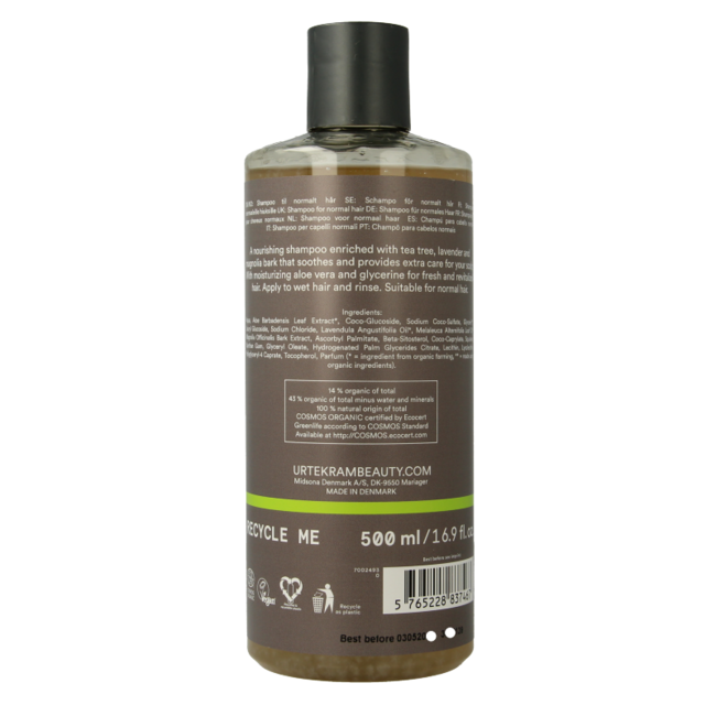 Urtekram Shampoo Teebaum 500 ml