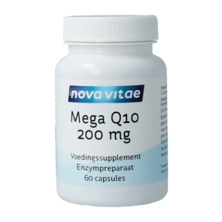 Nova Vitae Mega Q10 200 mg 60 Cápsulas