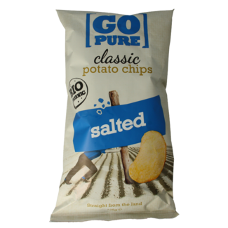 Go Pure Chips naturales saladas bio 125 gramos