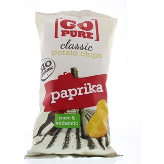 Go Pure Chips de pimentón bio 125 gramos